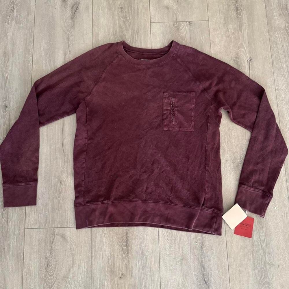 Mossimo burgundy crewneck sweatshirt in